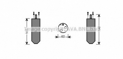 AVA QUALITY COOLING rtd364 -  Осушитель, кондиционер